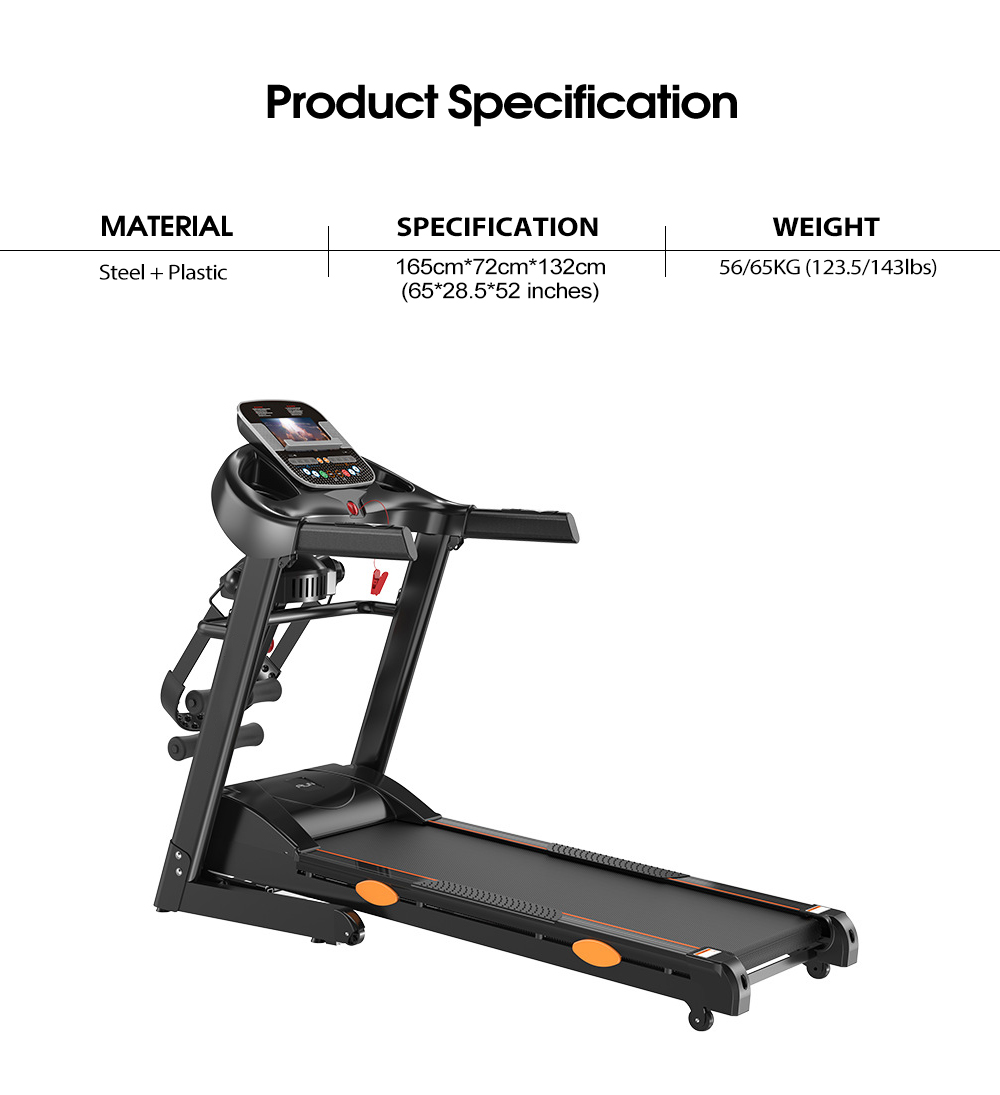 Indoor gym lopende machine multifunctionele vouwing elektrische loopband Indoor gym lopende machine multifunctionele vouwing elektrische loopband