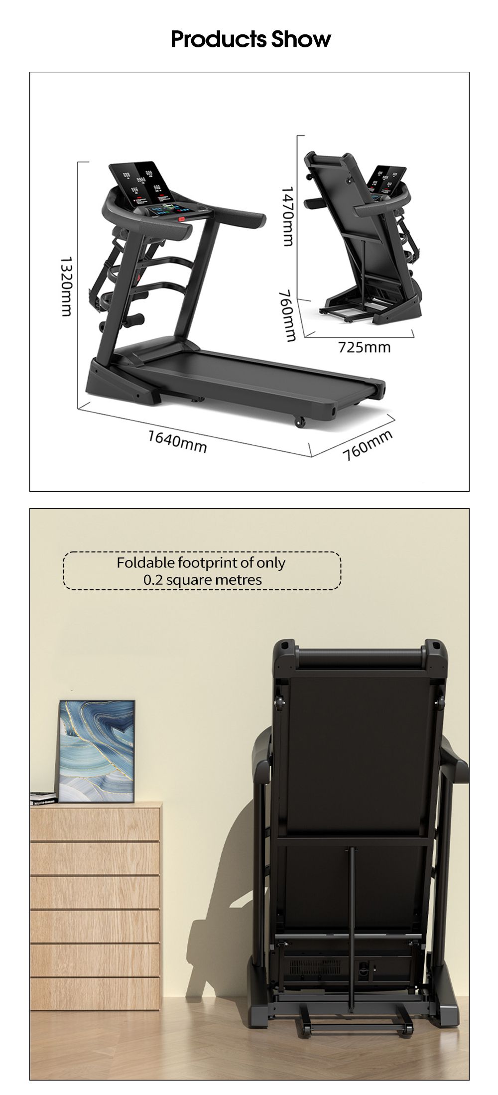 Gym Multifunction Running Machine