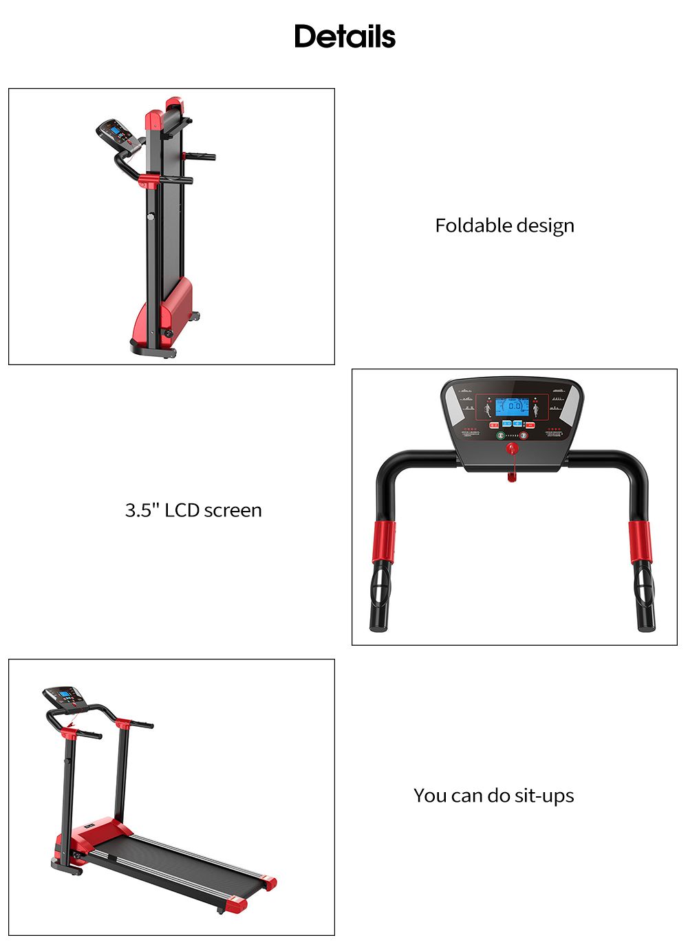 Groothandel multifunctionele snelheid gemotoriseerd vouwhuis gebruik loopband