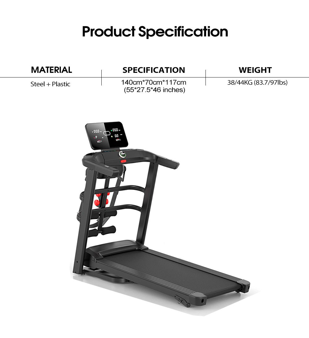 Opvouwbare semi-commerciële loopband
