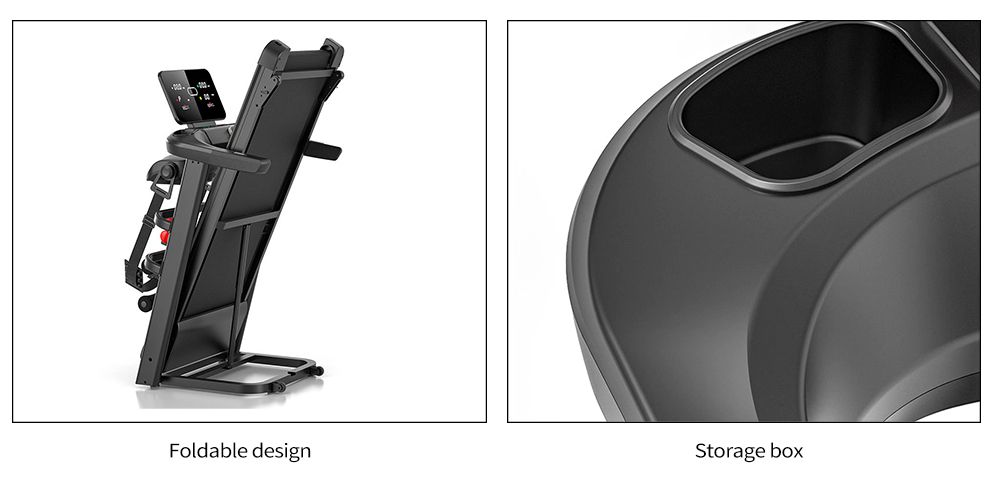 Opvouwbare semi-commerciële loopband