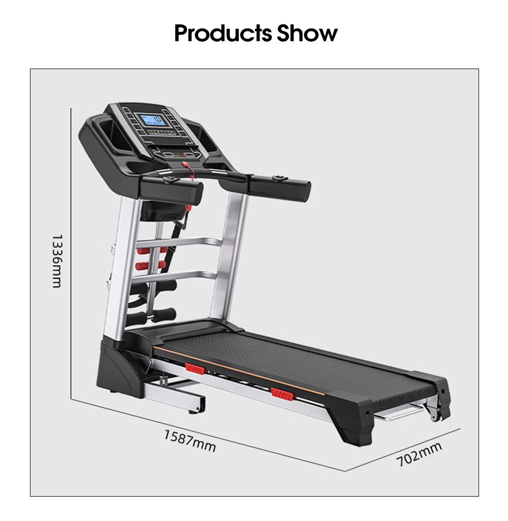 Mechanische opvouwbare thuisloopmachines Commerciële bodybuilding loopband voor sportschool