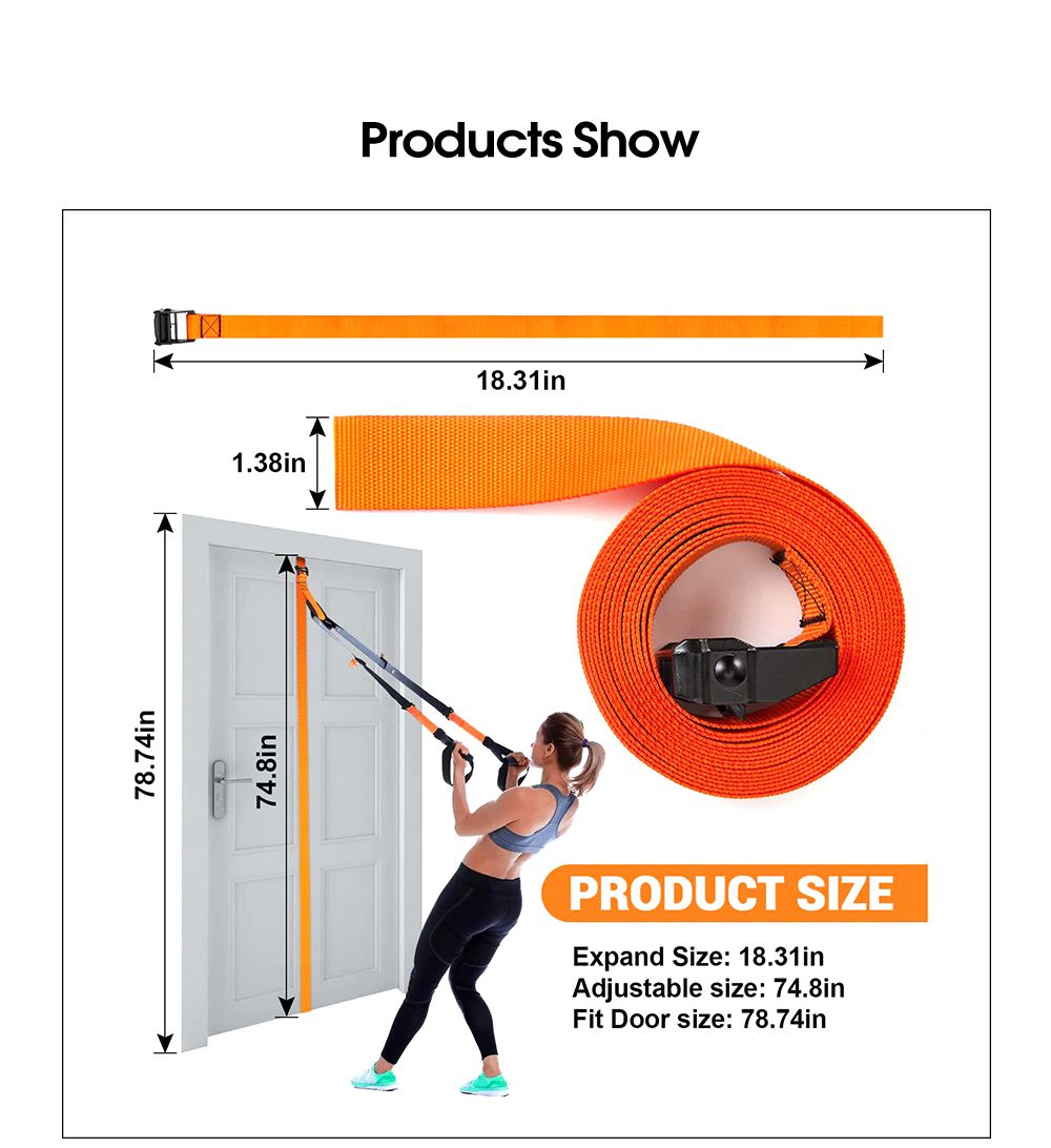 Deurankerriem voor weerstandsbanden oefeningen Deurankerriem voor weerstandsbanden oefeningen