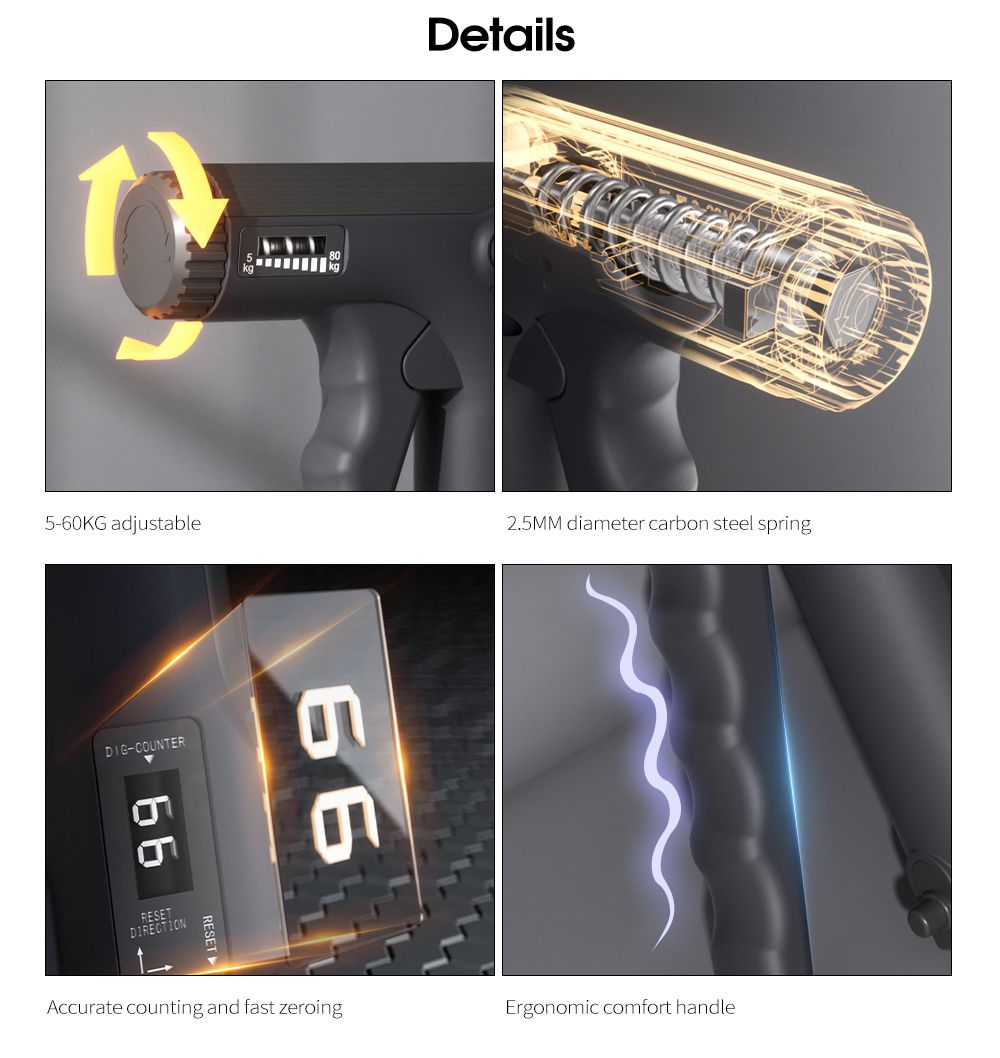 Grip versterker digitale grip -oefener Grip versterker digitale grip -oefener