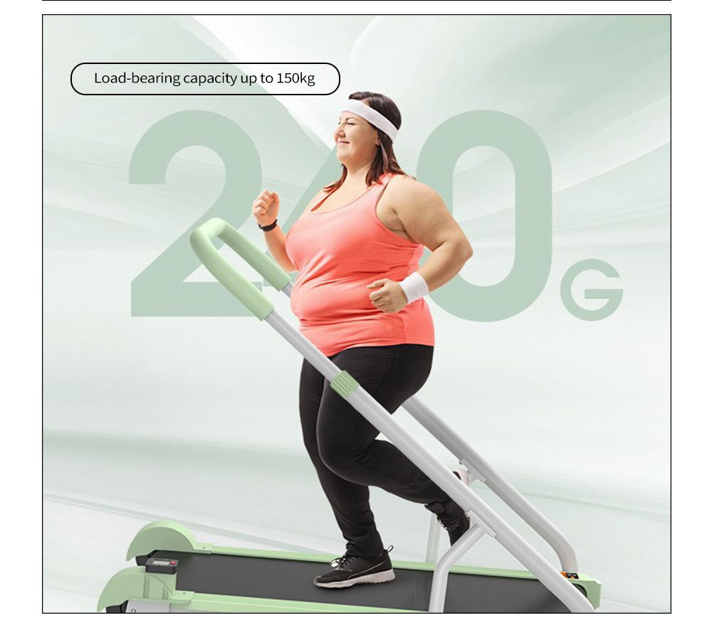 Binnenshuis ultra-quiet vouwpleed niet-aangedreven loopband