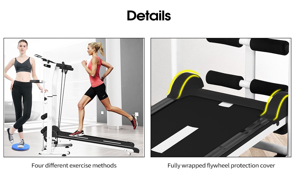 HUISHOUDEN Vouwbaar hardloopmachine Multifunctionele fitness loopband