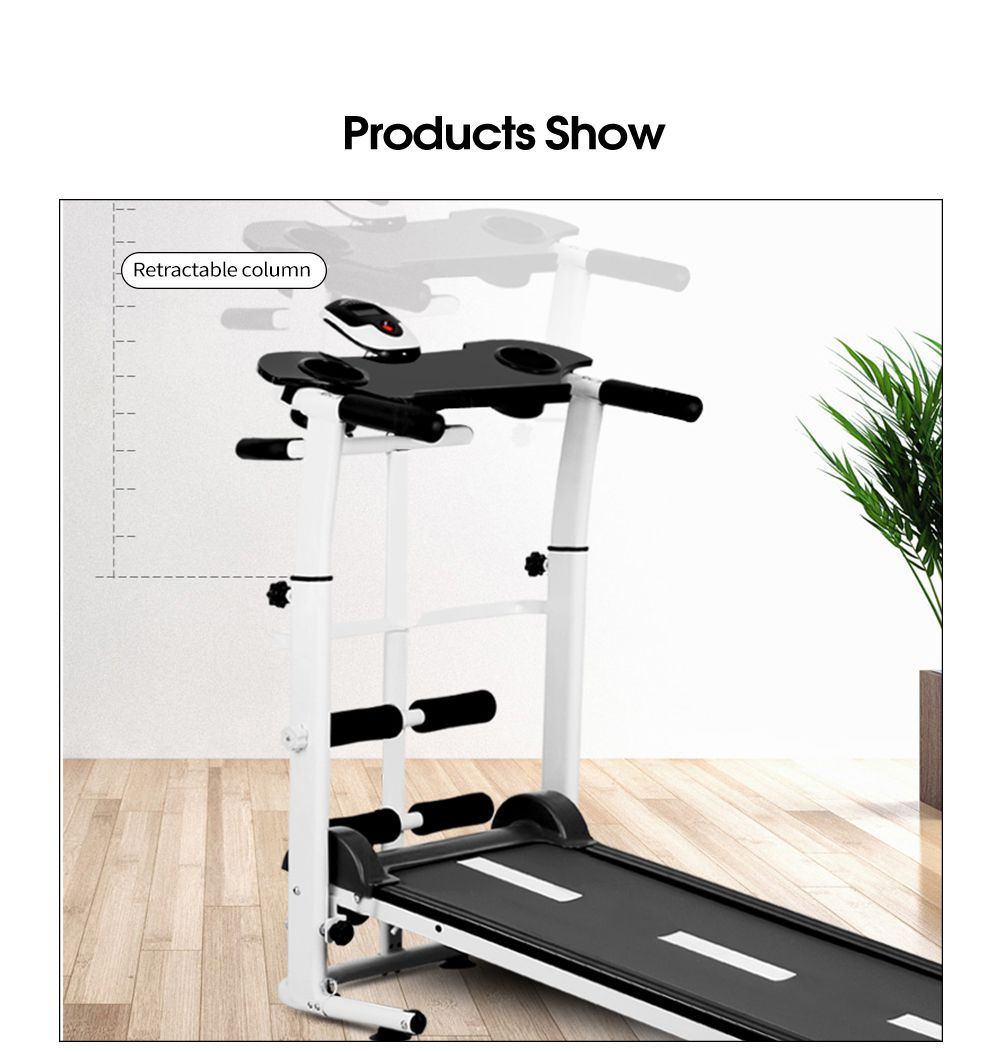 HUISHOUDEN Vouwbaar hardloopmachine Multifunctionele fitness loopband