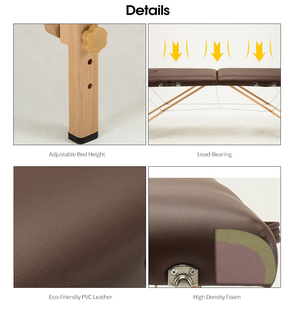 Vouwmassagetabel Vouwmassagetabel