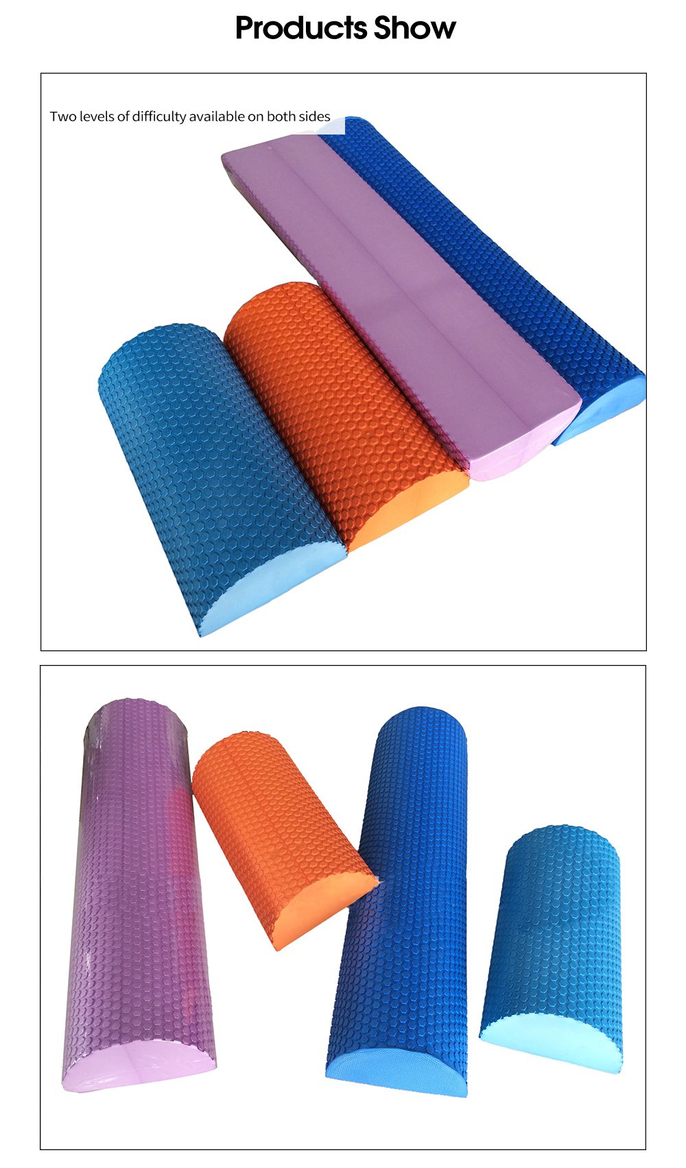 Halfronde Eva Foam Roller