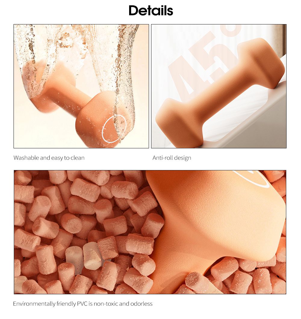 Trapeziumvormige plastic gedompeld halter Trapeziumvormige plastic gedompeld halter