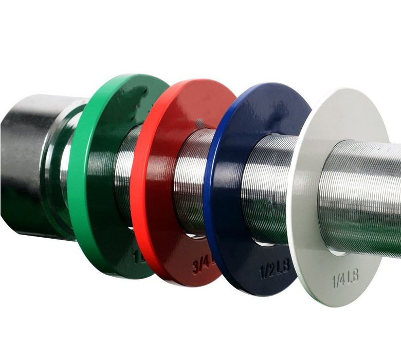 Stalen fractionele gewichtplaten