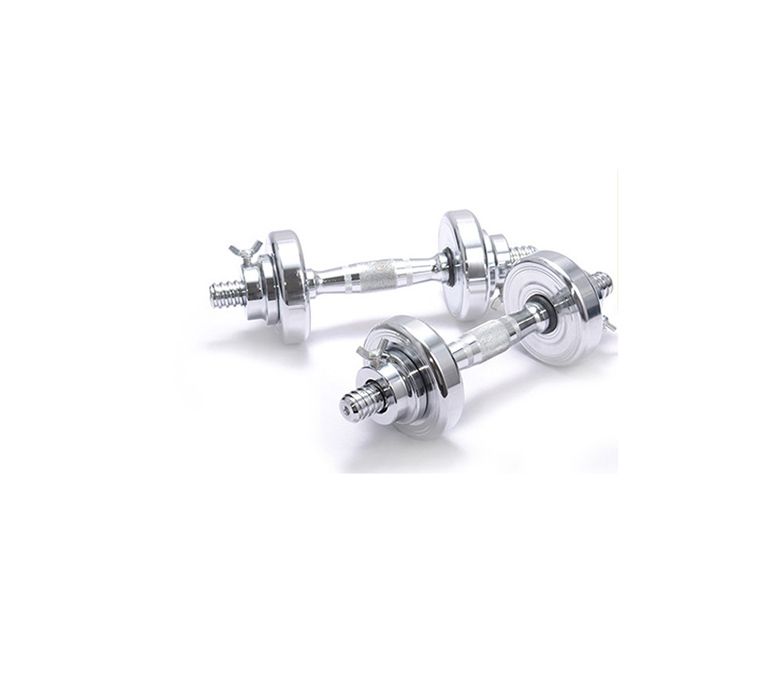 Fitness staal vergulde halter gratis barbell