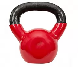 Vinyl dompelende kettlebell