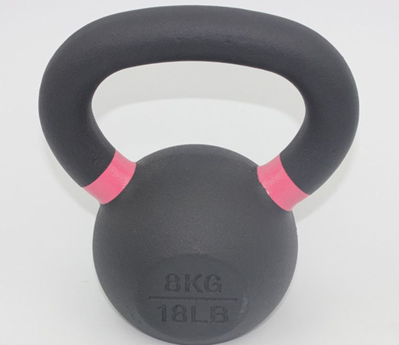 Poedercoated kettlebell