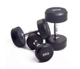 Rubberen ronde kop Dumbbell