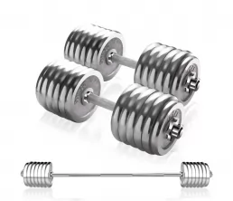 Groothandel verstelbaar gewicht staal stalen halter barbell combo set te koop