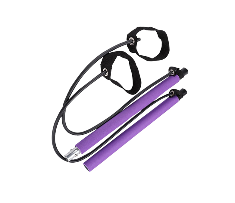 Pilates trainingsbalk met weerstandsband