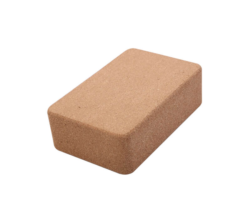 Natuurlijk kurk yogablok