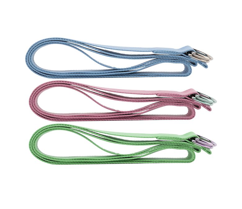 Metaal D-ring yoga-band