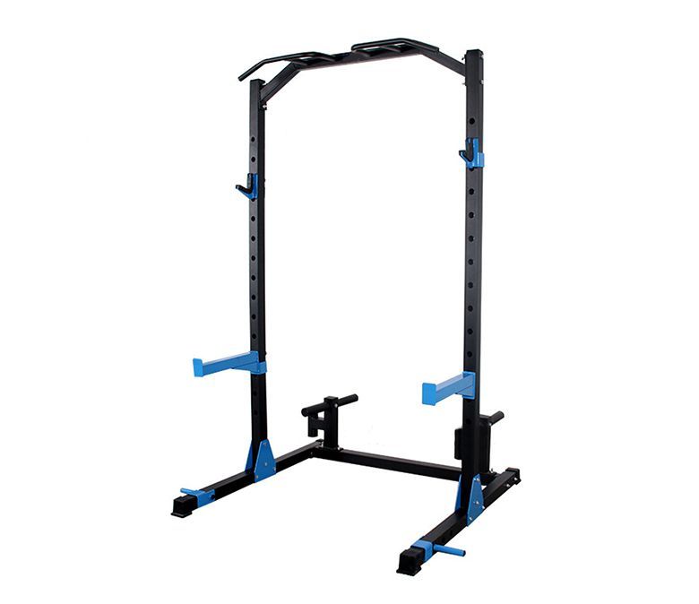 Gym half squats rack