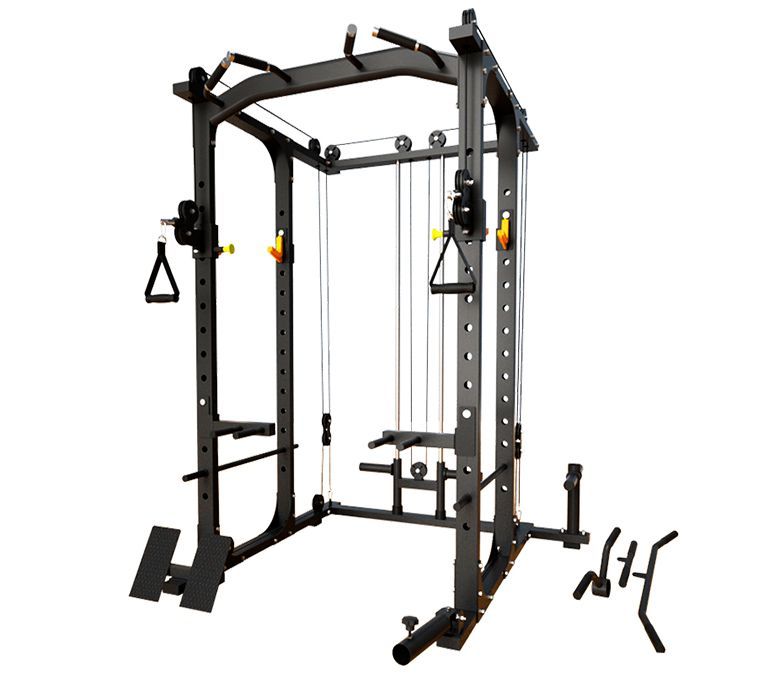 Multifunctionele squats frame poelie machine