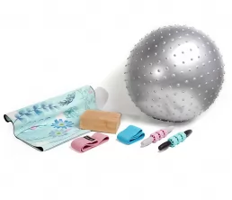 Suede yoga handdoekmassage set