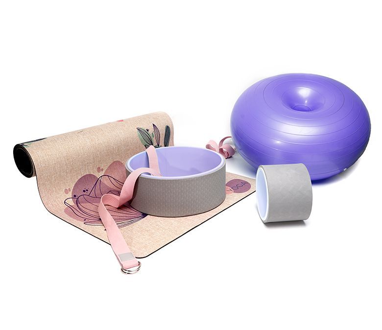 Linnen yoga mat stretch set