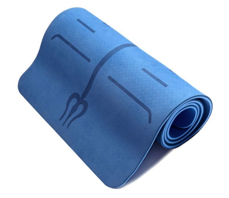 Milieuvriendelijke dubbele kleur laser tpe yogamat