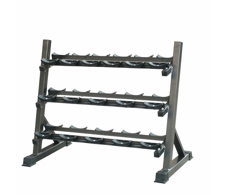 3 Laag Dumbbell Rack met beugel