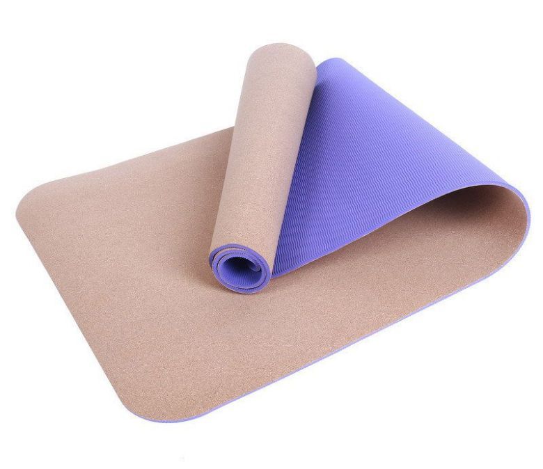 Kleurrijke kurk tpe yogamat groothandel