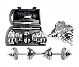 15 20 30 50 kg elektroplate-dumbbell met doos
