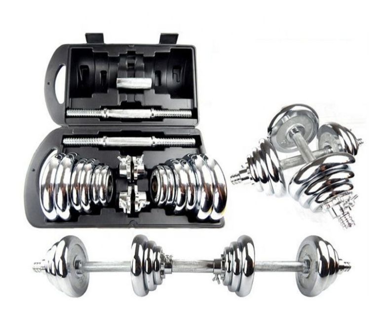 15 20 30 50 kg elektroplate-dumbbell met doos
