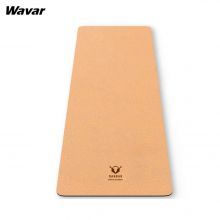 De Cork Yoga Mat wordt aangepast door een Amerikaanse klant, gedrukt met hun eigen logo en merk.