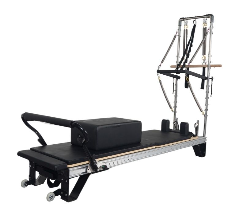 Full Track Aluminium Alloy Pilates Reformer met toren