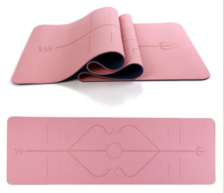 Dubbele laag tpe yoga mat 6mm