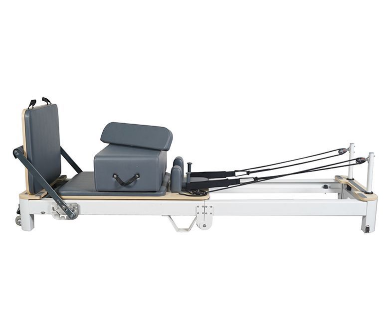 Witte aluminium opvouwbare pilates hervormer te koop
