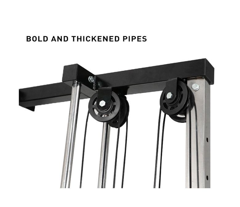 Multifunctionele lat pulldown en rijmachine