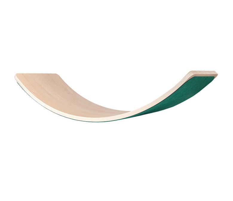 Houten gebogen bord