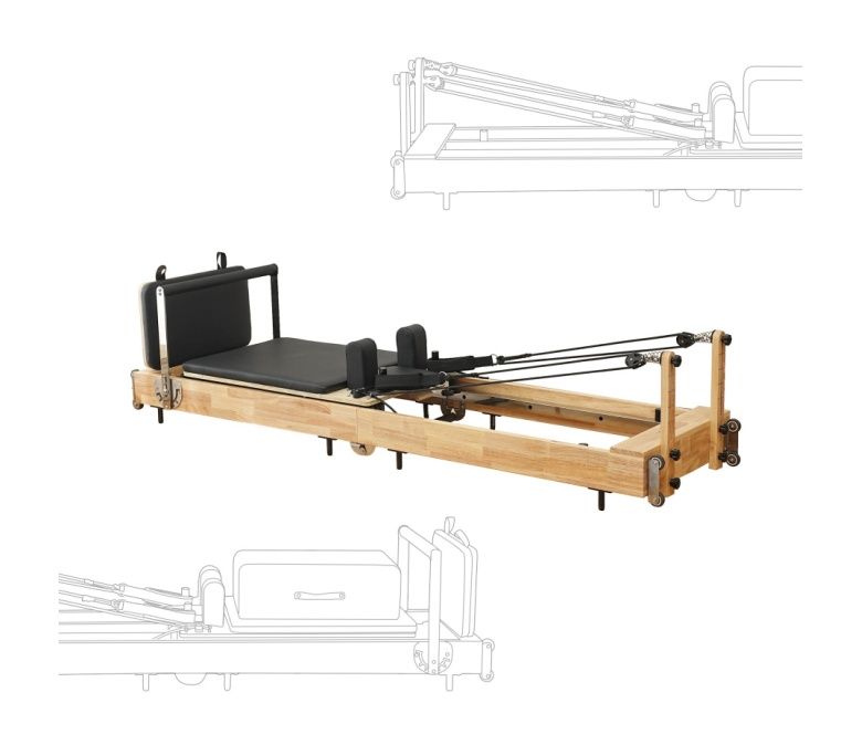 Vouwen van houten body balans Pilates kernbed hervormer