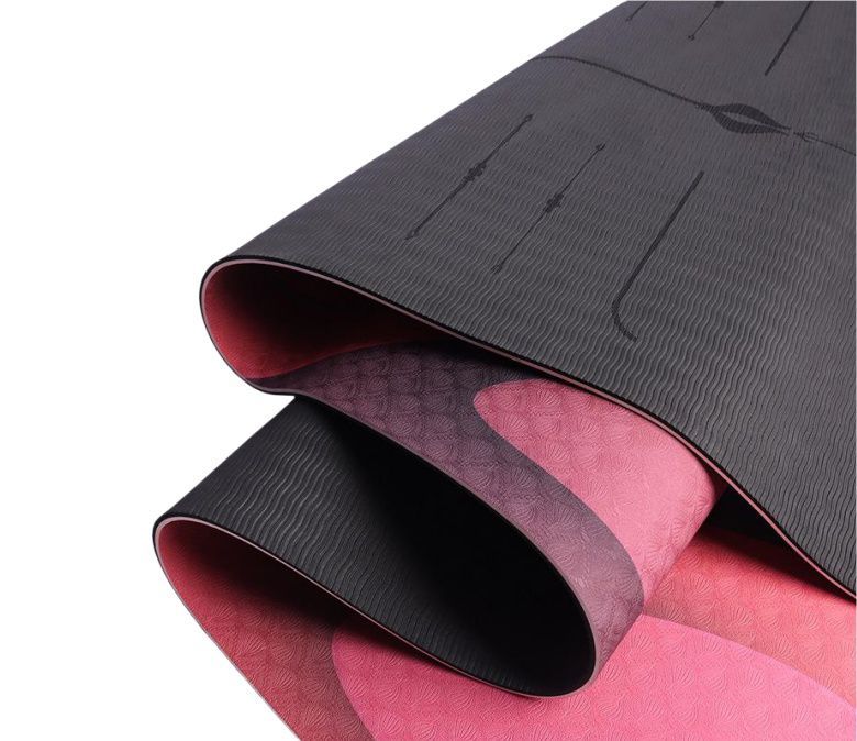 Dubbelzijdige laser geprinte yogamat 6mm