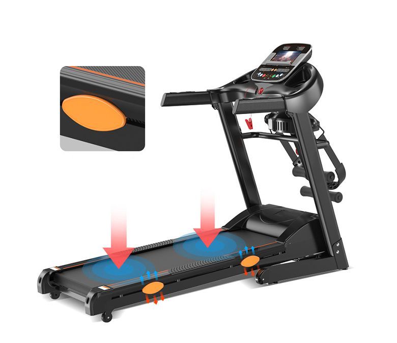 Indoor gym lopende machine multifunctionele vouwing elektrische loopband