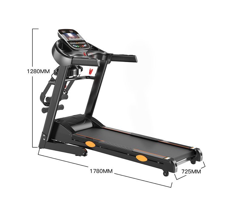 Indoor gym lopende machine multifunctionele vouwing elektrische loopband