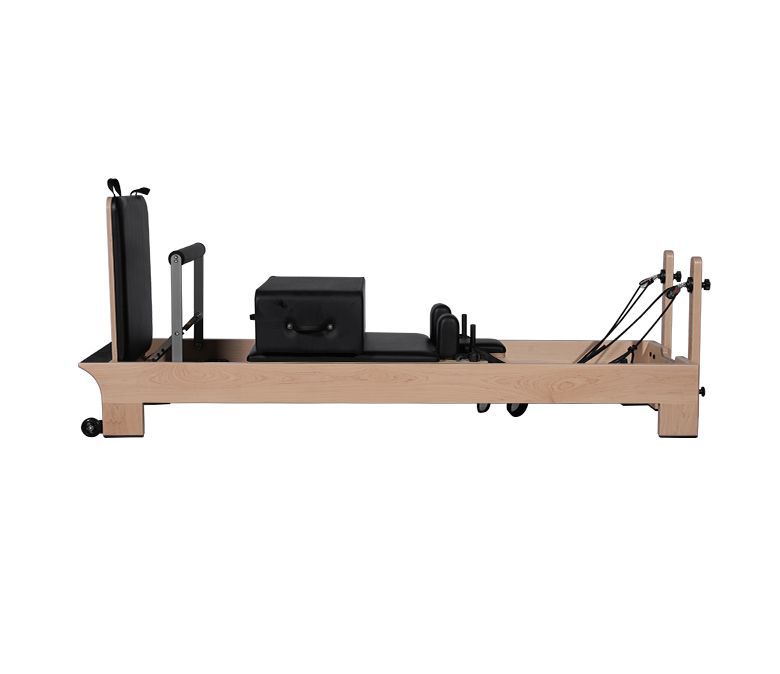 Body Training Core Bed Maple Wood Pilates Reformer Machine met binnenste voetsteunen