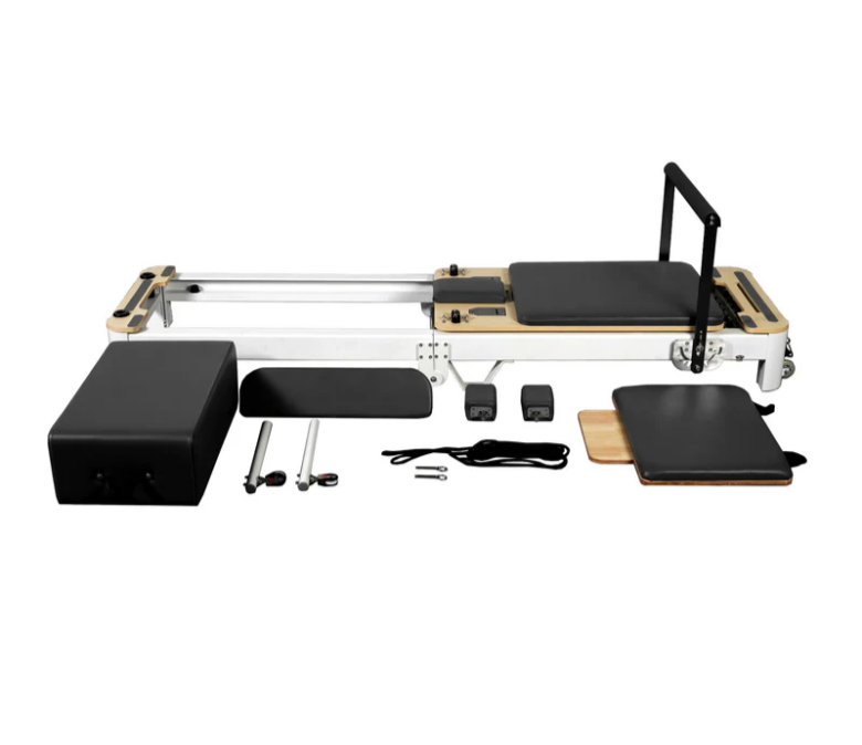 Witte aluminium opvouwbare pilates hervormer te koop