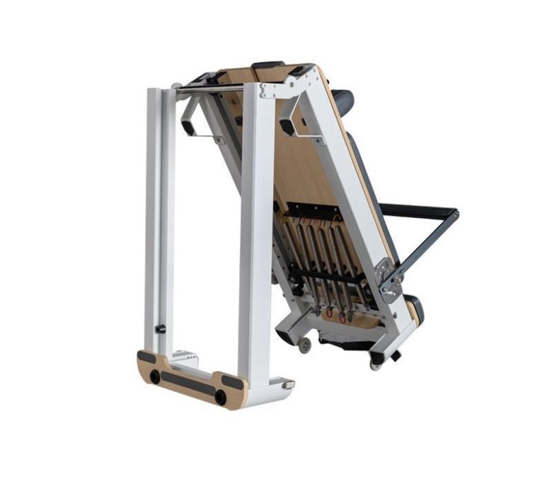 Witte aluminium opvouwbare pilates hervormer te koop