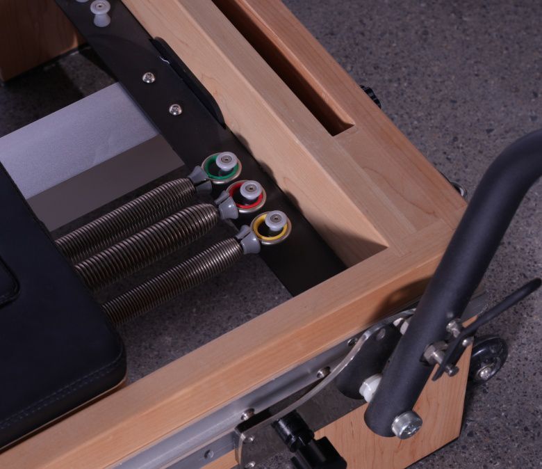 Maple Full Track Split Pilates Reformer met toren