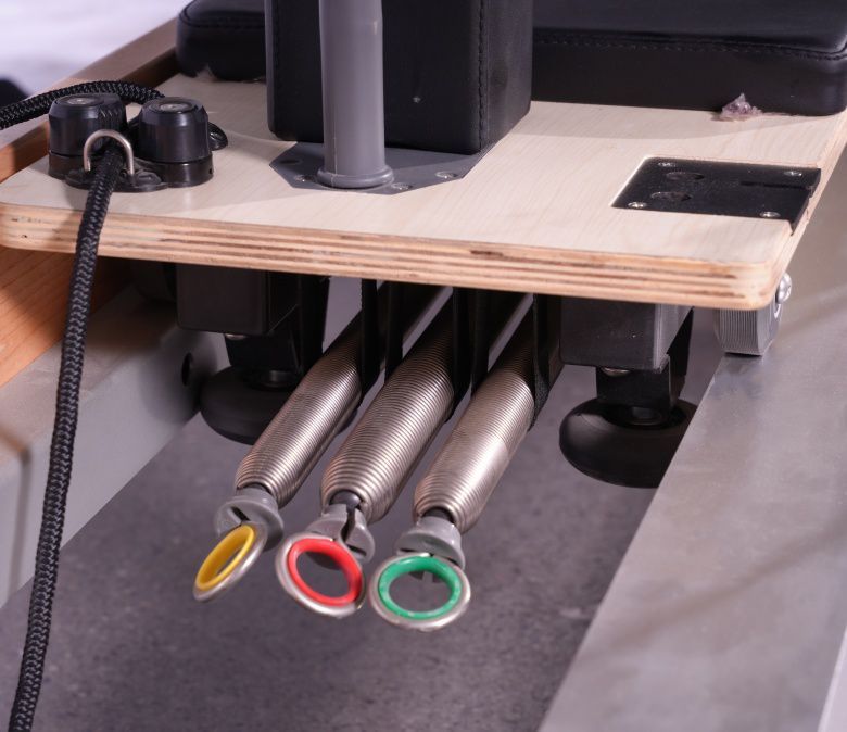 Maple Full Track Split Pilates Reformer met toren