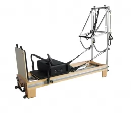 Maple Full Track Split Pilates Reformer met toren