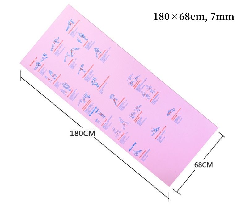 PVC Men and Women's Non-Slip Professional Sports Training Mat