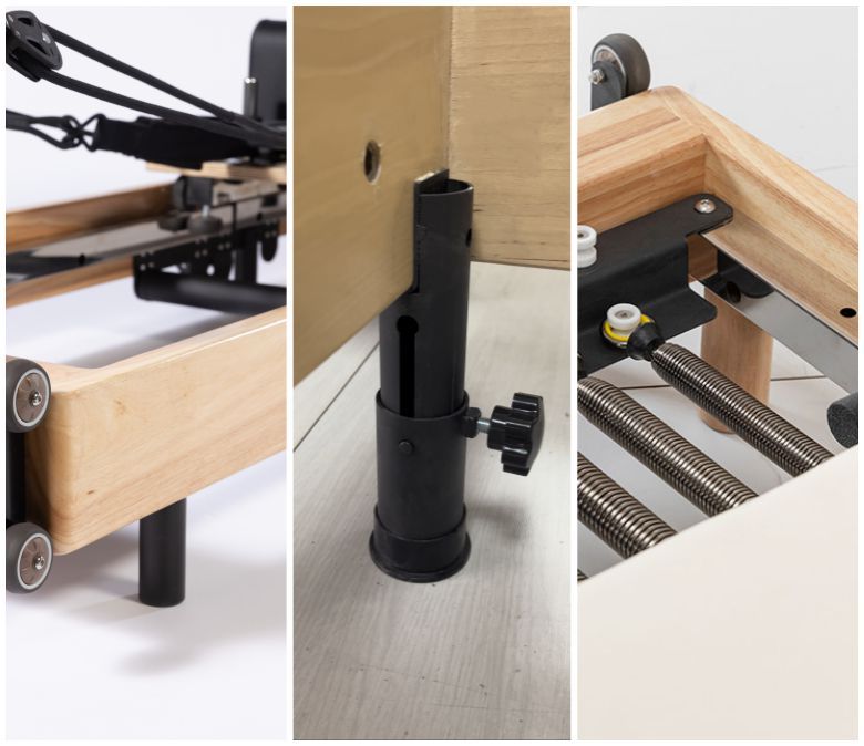 No-Joint Oak Foldable Pilates Reformer